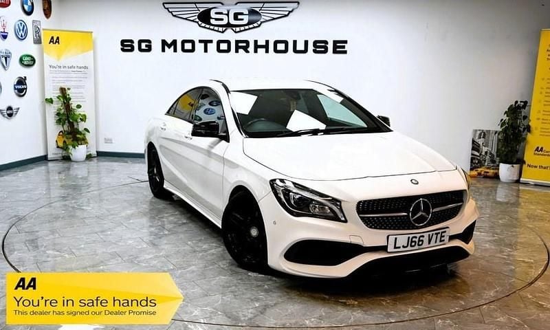 White Used 2016 Mercedes CLA180 AMG line Sedan | £13,985 (Fair price) - Image 1/4