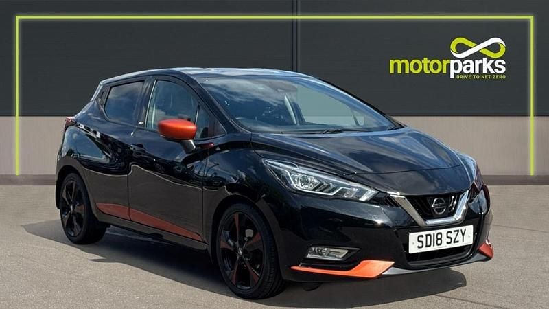 Black metallic Used 2018 Nissan Micra Hatchback | £8,000 (Good price) - Image 1/4