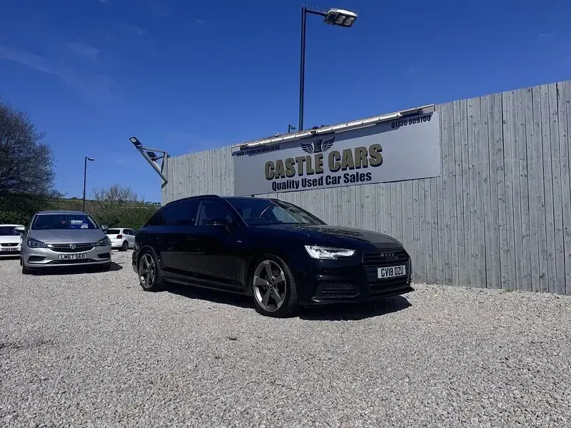 Used Audi A4 Black Edition 190 HP (139 kW) 2018 Black Estate