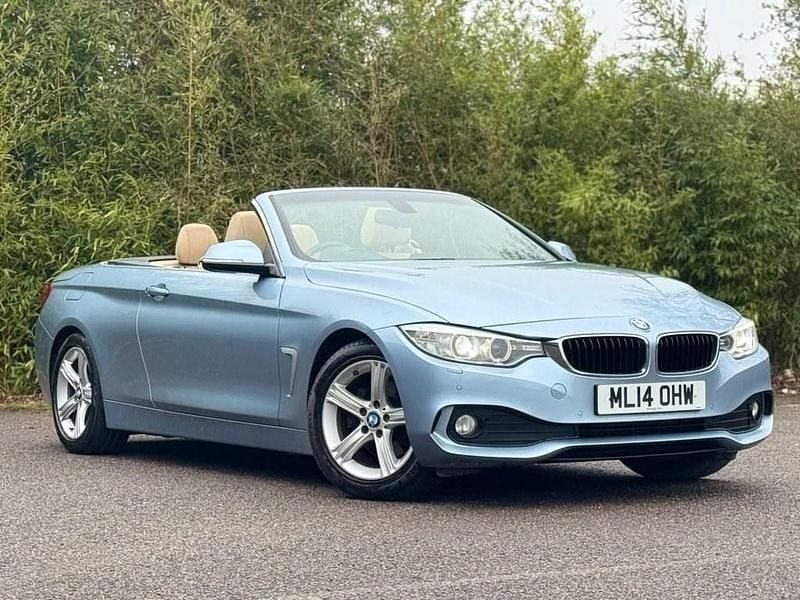 Used BMW 420 Comfort Edition 184 HP (135 kW) 2014 Blue Cabriolet