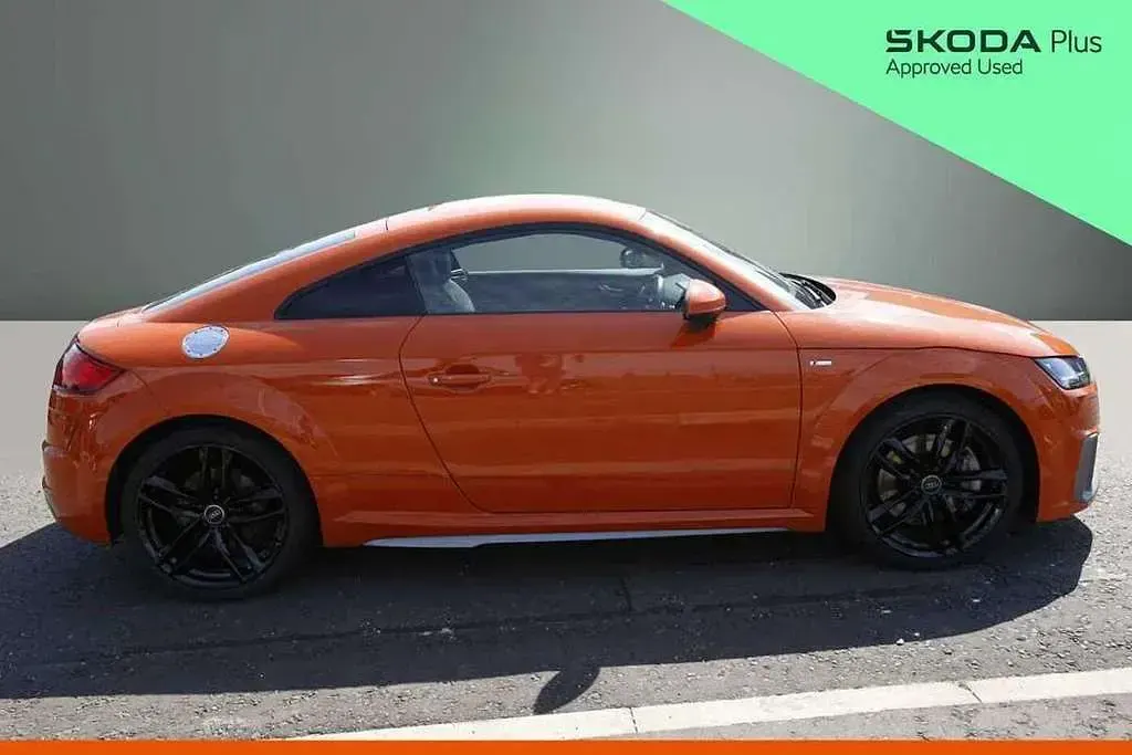 Used Audi TT S-Line 245 HP (180 kW) 2019 Orange Coupe