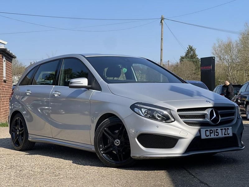 Used Mercedes B180 AMG Line Premium 122 HP (89 kW) 2015 Silver MPV