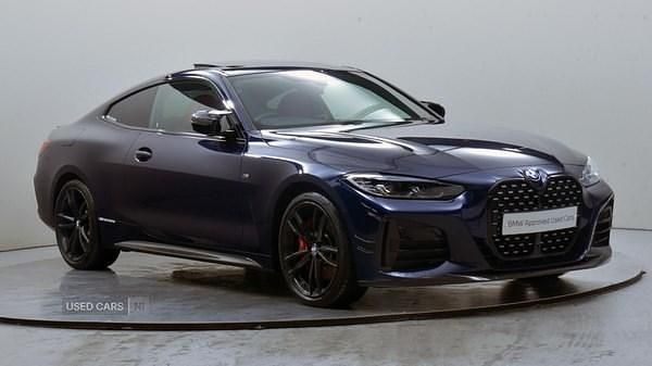 Blue Used 2021 BMW M440 Comfort Edition Sedan | £35,995 (Fair price) - Image 1/4