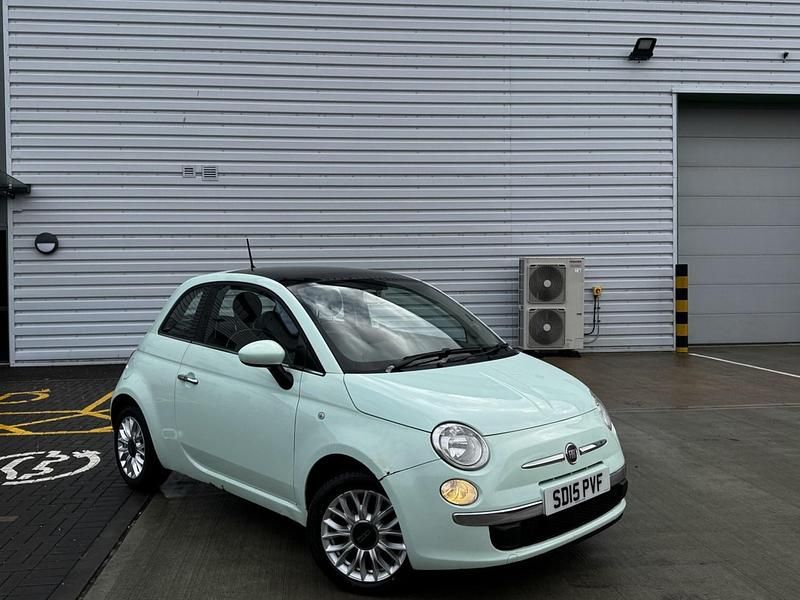 Used Fiat 500 Lounge 69 HP (50 kW) 2015 Green Hatchback