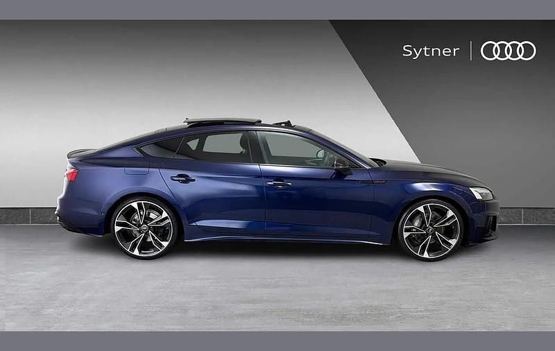 Used Audi A5 Sportback Black Edition 200 HP (147 kW) 2023 Blue Hatchback