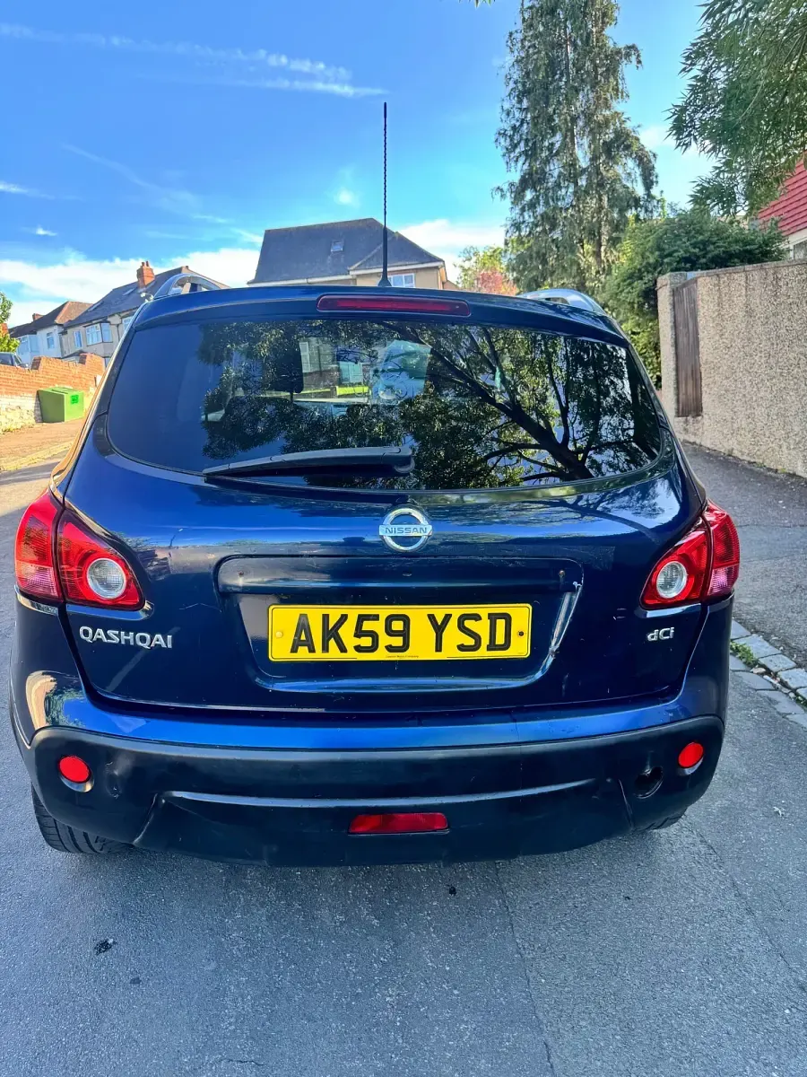 Used Nissan Qashqai N-TEC 150 HP (110 kW) 2009 Blue SUV