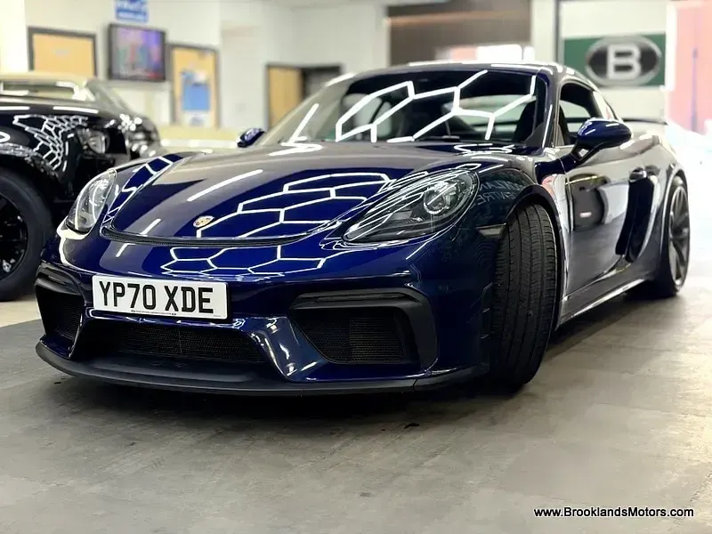 Used Porsche 718 Cayman GT4 2020 Blue Coupe