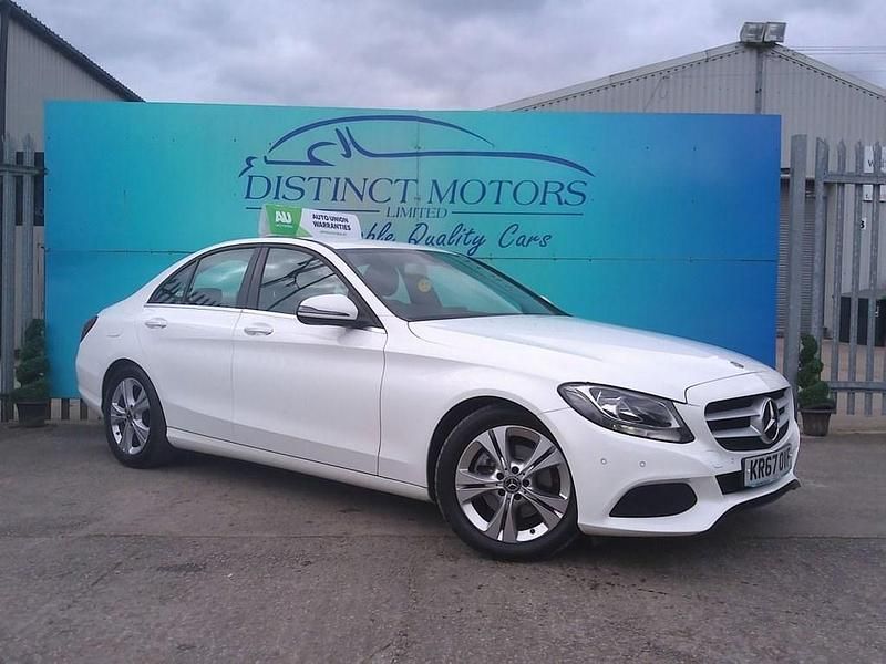 White Used 2017 Mercedes C220 Executive Sedan | £12,789 (Good price) - Image 1/4