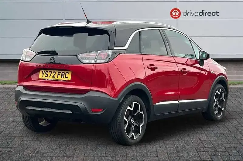 Used Vauxhall Crossland Ultimate 110 HP (80 kW) 2022 Red SUV