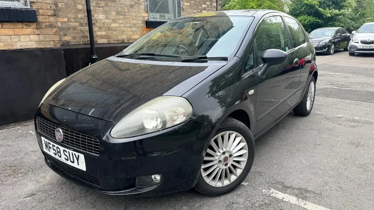 Used Fiat Grande Punto 2008 Black Hatchback