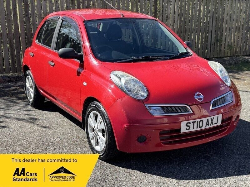 Red Used 2010 Nissan Micra Visia Hatchback | £1,000 (Super price) - Image 1/4