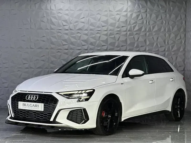 Used Audi A3 S-Line 110 HP (80 kW) 2020 White Sedan