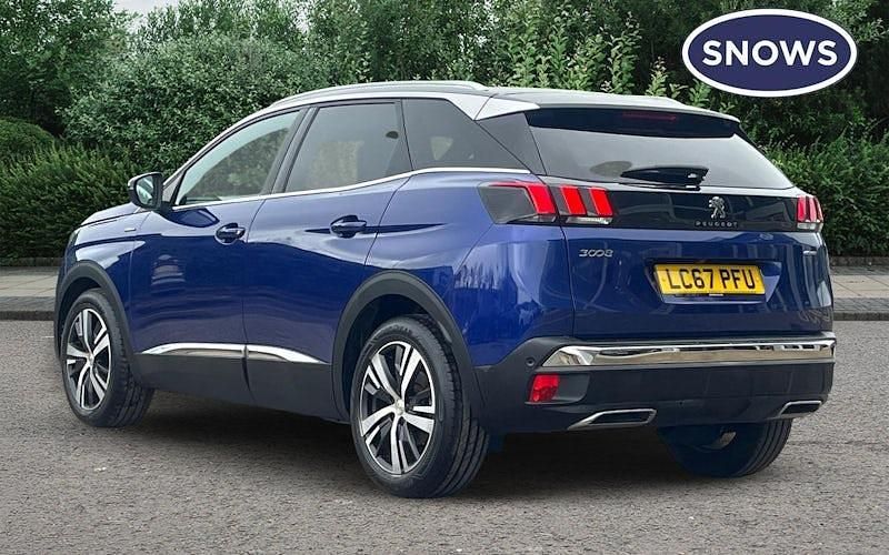 Used Peugeot 3008 GT-line 165 HP (121 kW) 2017 Blue SUV