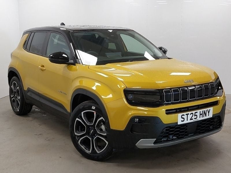 Yellow New 2025 Jeep Avenger Summit SUV | £23,498 (Fair price) - Image 1/4