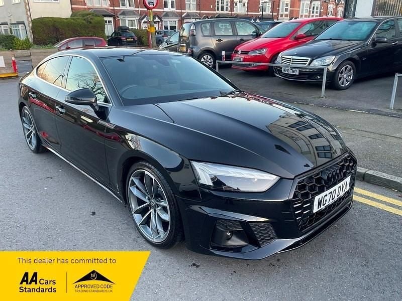 Used Audi A5 Sportback S-Line 2020 Black Hatchback