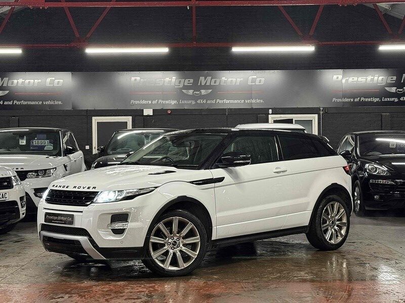 White Used 2012 Land Rover Range Rover evoque Dynamic Coupe | £9,991 (Fair price) - Image 1/4