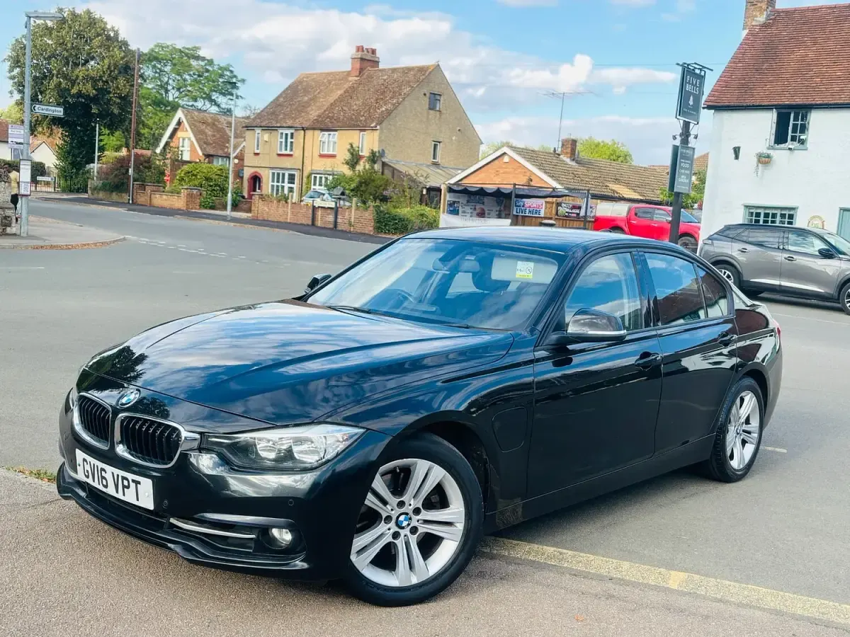 Used BMW 330e Sport Line 2016 Black Sedan
