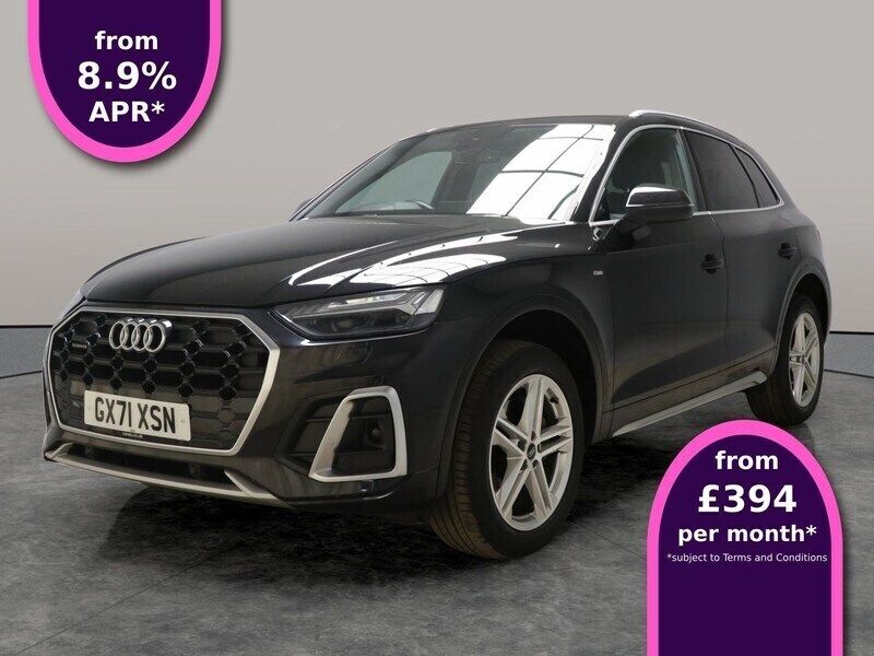 Black Used 2021 Audi Q5 S-Line SUV | £24,853 (Good price) - Image 1/3