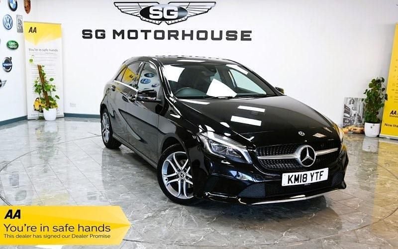 Black Used 2018 Mercedes A160 Sport Edition Hatchback | £11,695 (Fair price) - Image 1/4