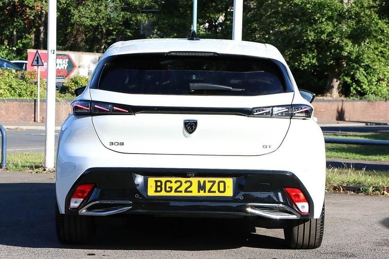 White Used 2022 Peugeot 308 GT Hatchback | £16,755 (Fair price) - Image 1/3