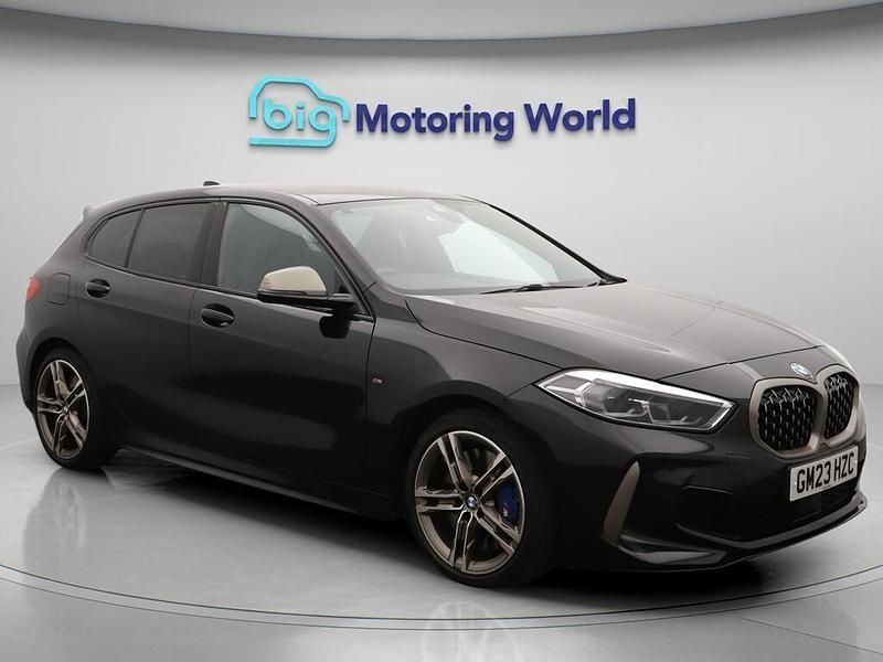 Black Used 2023 BMW M135 M Sport Hatchback | £28,700 (Fair price) - Image 1/4