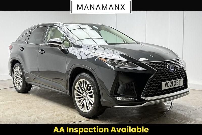 Used Lexus RX450h 313 HP (230 kW) 2021 Black SUV