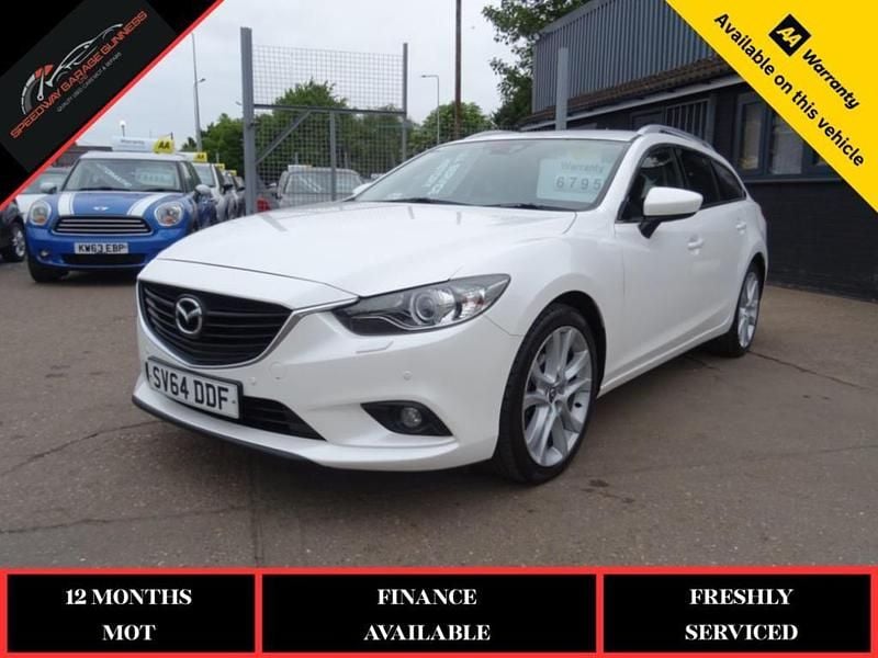 Begagnad Mazda 6 Inclusive 2014 Vit Kombi