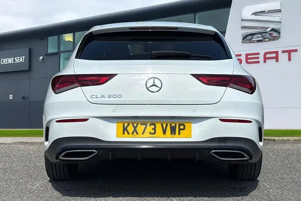 Used Mercedes CLA200 Shooting Brake AMG line 2023 White Estate