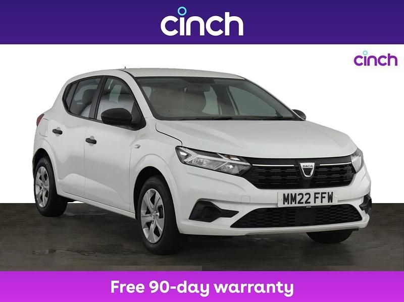 White Used 2022 Dacia Sandero Essentiel Hatchback | £9,649 (Fair price) - Image 1/3