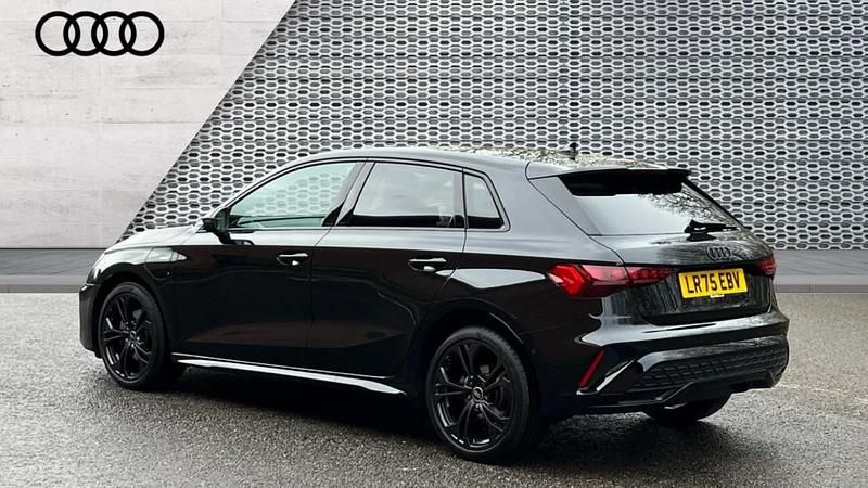 Used Audi A3 e-tron Black Edition 204 HP (150 kW) 2025 Black Hatchback