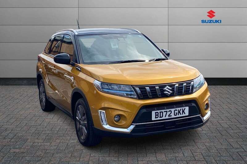 Yellow Used 2022 Suzuki Vitara SZ-T SUV | £17,321 (Good price) - Image 1/4
