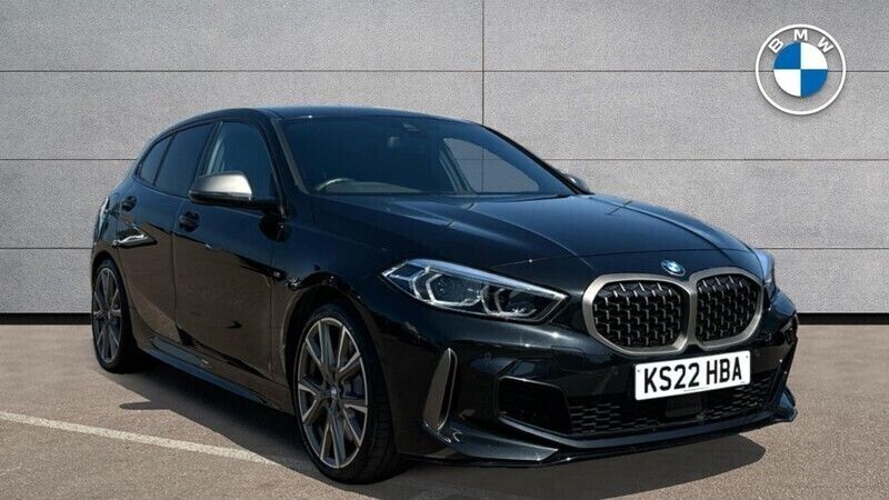 Black Used 2022 BMW M135 Shadowline Hatchback | £28,036 (Fair price) - Image 1/4