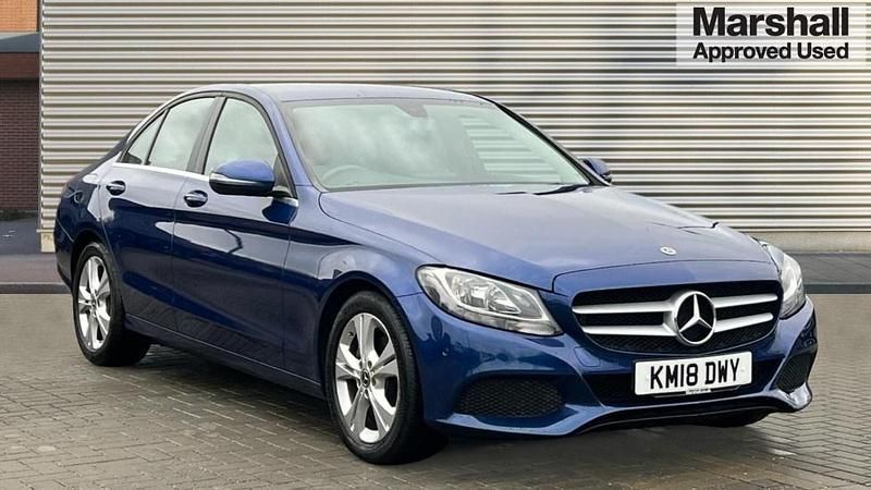 Blue Used 2018 Mercedes C220 Executive Sedan | £11,733 (Super price) - Image 1/4