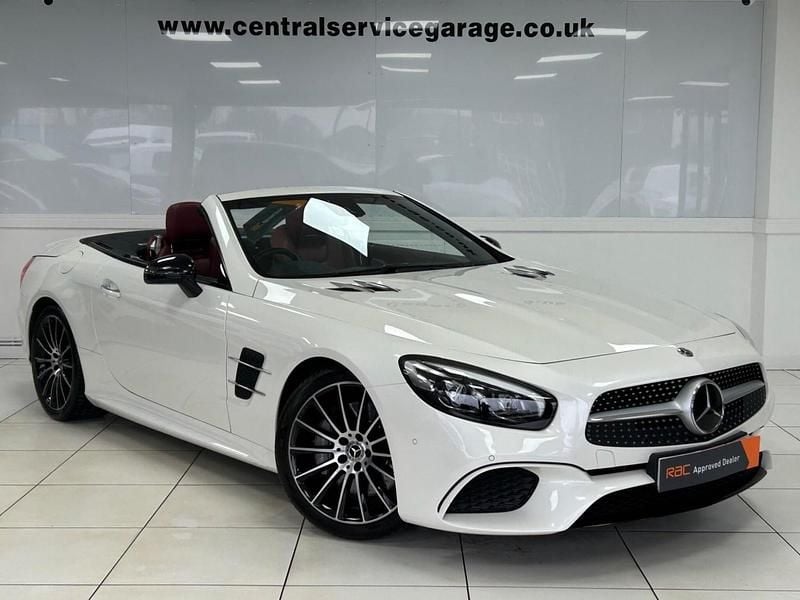 Used Mercedes SL400 AMG Line Premium 2018 White Cabriolet
