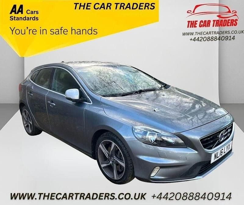 Grey Used 2016 Volvo V40 R-Design Hatchback | £9,388 (Good price) - Image 1/4