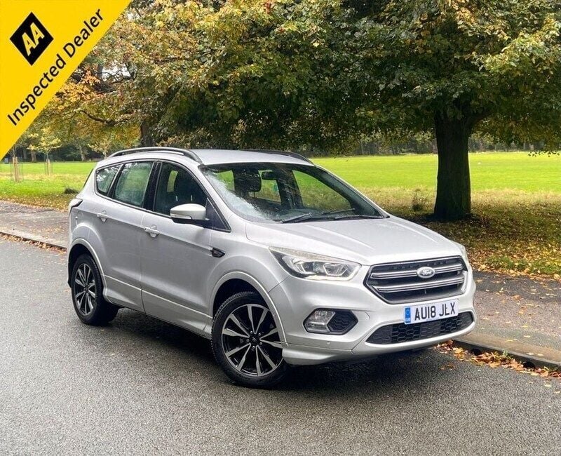 Silver Used 2018 Ford Kuga ST-Line SUV | £12,495 (Fair price) - Image 1/4