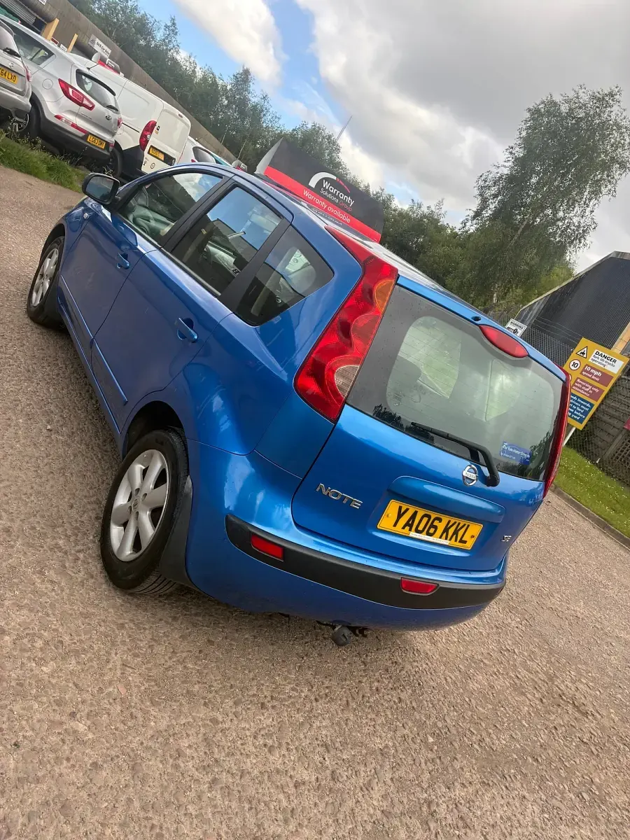 Used Nissan Note SE 88 HP (64 kW) 2006 Blue Hatchback
