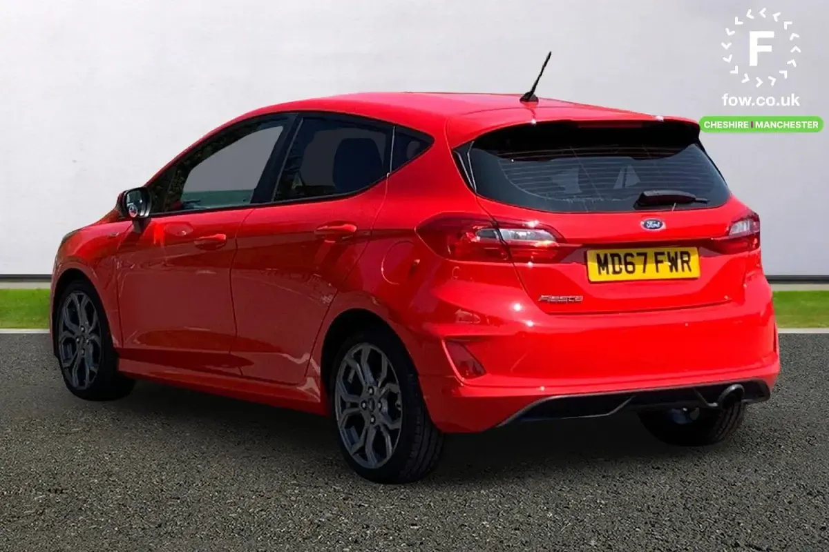 Used Ford Fiesta ST-Line 101 HP (74 kW) 2018 Red Hatchback