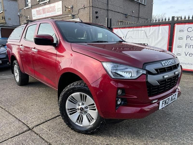 Red Used 2021 Isuzu D-Max Pickup | £13,999 (Fair price) - Image 1/4