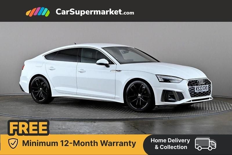 White Used 2022 Audi A5 S-Line Coupe | £24,797 (Good price) - Image 1/4