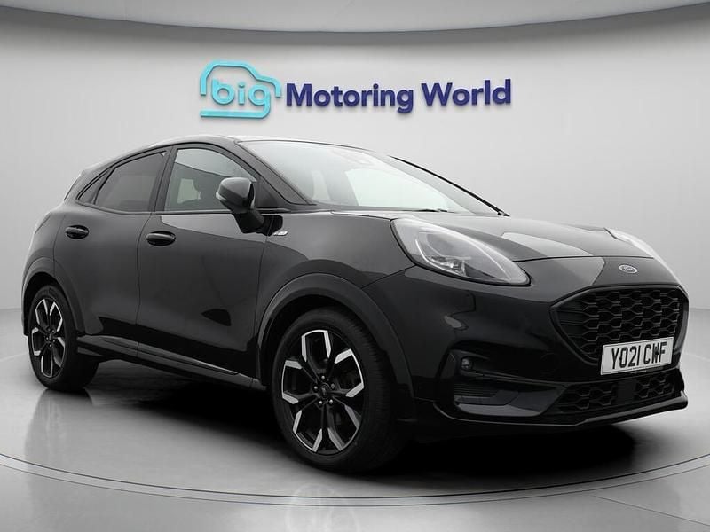 Black Used 2021 Ford Puma ST-Line X Hatchback | £12,700 - Image 1/4
