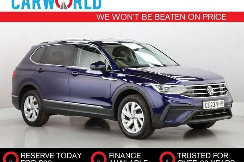 Blue Used 2023 VW Tiguan Allspace Life SUV | £23,990 (Good price) - Image 1/1
