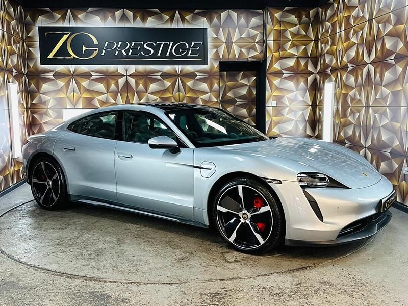 Silver Used 2021 Porsche Taycan Performance Package Sedan | £48,995 (Fair price) - Image 1/3