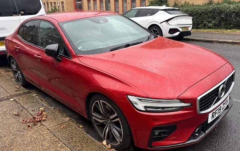 Red Used 2019 Volvo S60 R-Design Sedan | £17,199 (Fair price) - Image 1/3