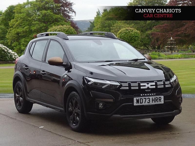Black Used 2024 Dacia Sandero Extreme Hatchback | £13,600 (Good price) - Image 1/4