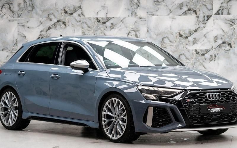 Grey Used 2022 Audi RS3 Advanced Sedan | £42,989 (Good price) - Image 1/4