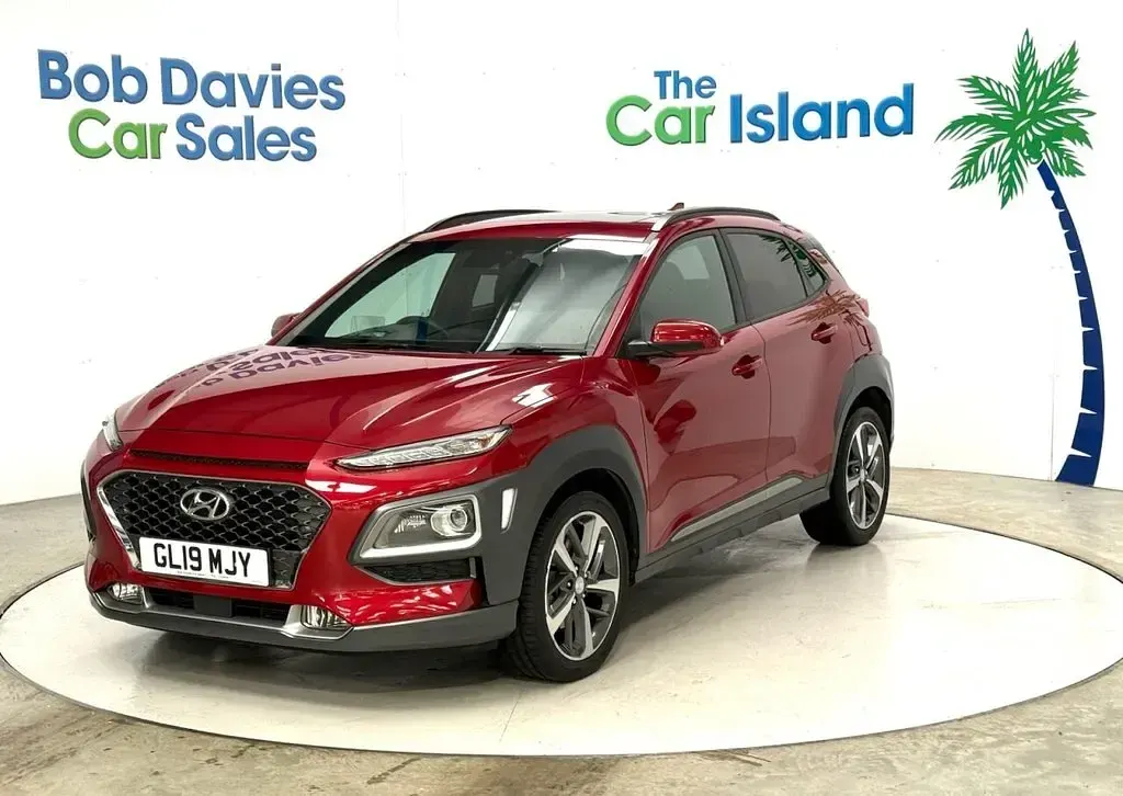 Używany Hyundai Kona Premium 177 KM (130 kW) 2019 Czerwony SUV