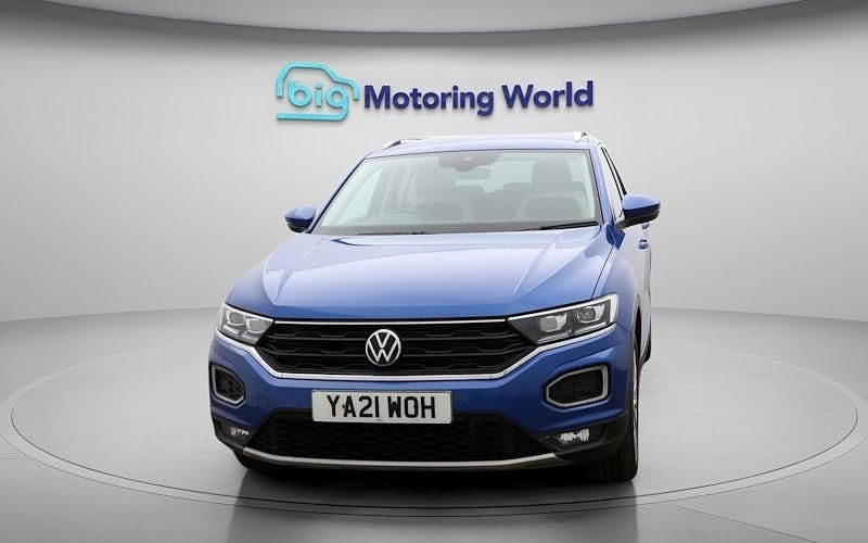 Used VW T-Roc SEL 190 HP (139 kW) 2021 Blue SUV