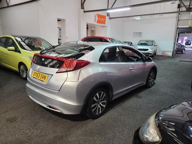 Used Honda Civic EX 2013 Silver Hatchback