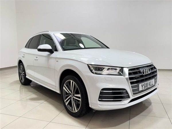 White Used 2018 Audi Q5 S-Line SUV | £18,995 (Good price) - Image 1/1